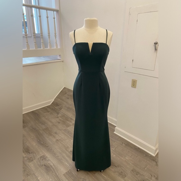 NEW WATTERS - MABRY DRESS - EVERGREEN - SIZE 8 - Picture 5 of 6